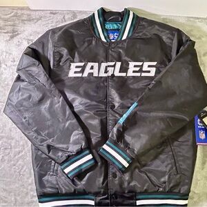 Eagles Black Bomber Jacket